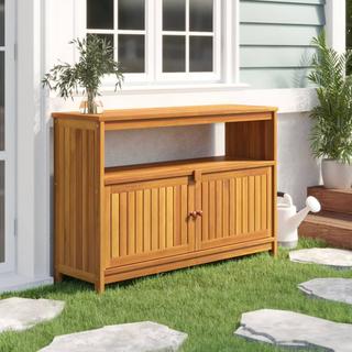 VidaXL Table console de jardin bois d'acacia  