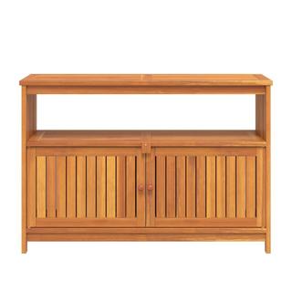 VidaXL Table console de jardin bois d'acacia  