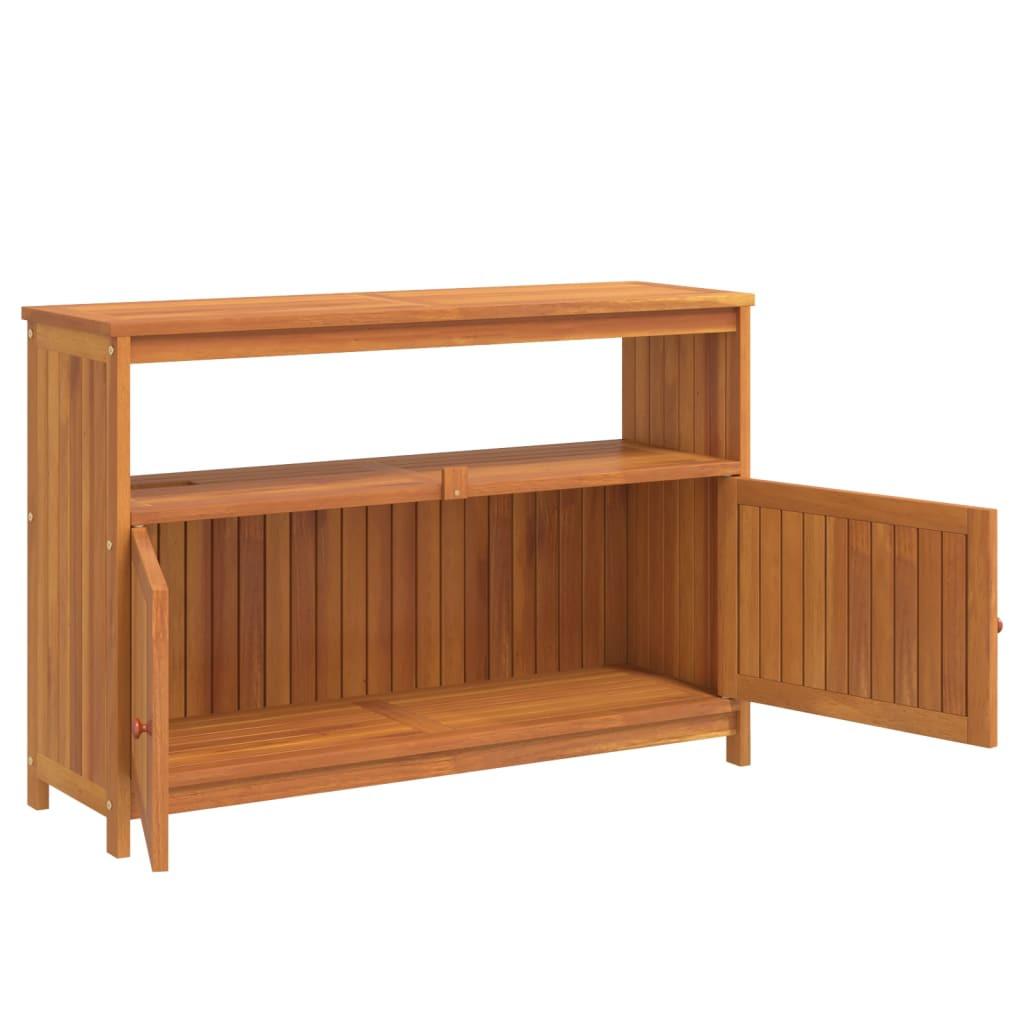 VidaXL Table console de jardin bois d'acacia  