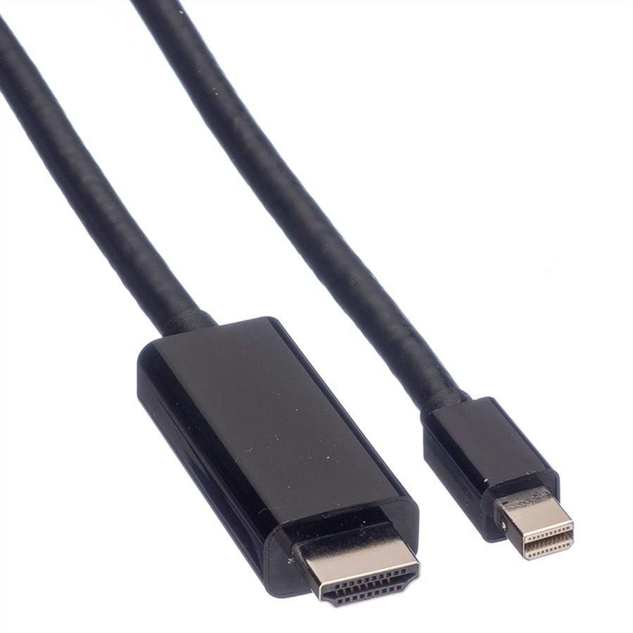 Value  VALUE 11.99.5797 câble vidéo et adaptateur 3 m Mini DisplayPort Noir 