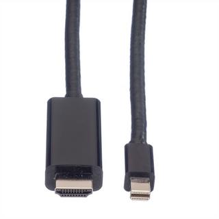 Value  VALUE 11.99.5797 cavo e adattatore video 3 m Mini DisplayPort Nero 