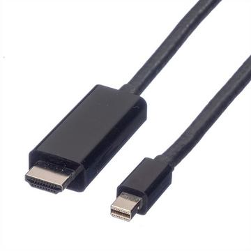 VALUE 11.99.5797 cavo e adattatore video 3 m Mini DisplayPort Nero