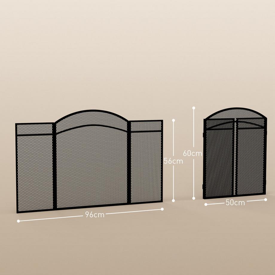 HOMCOM  Kaminschutzgitter 