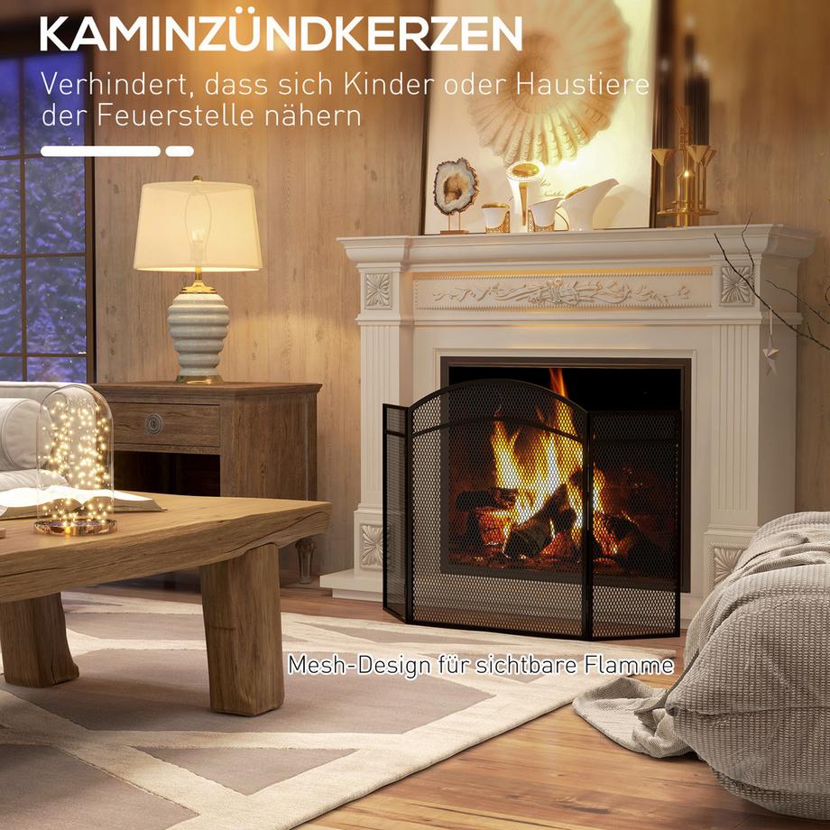 HOMCOM  Kaminschutzgitter 