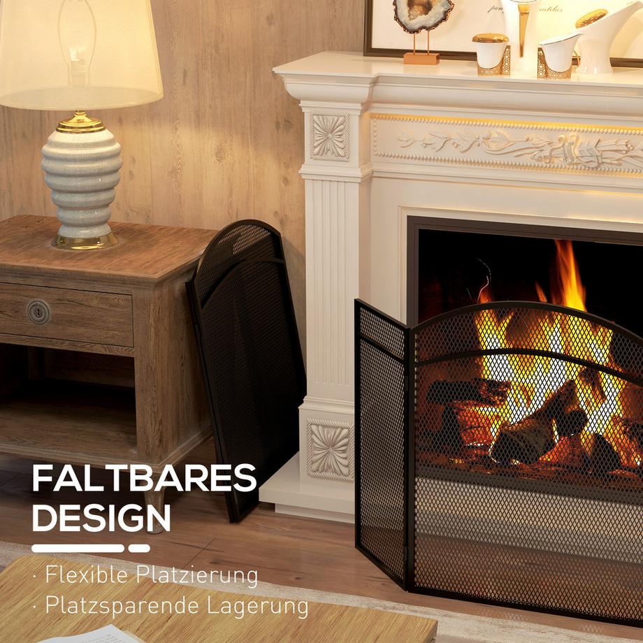 HOMCOM  Kaminschutzgitter 