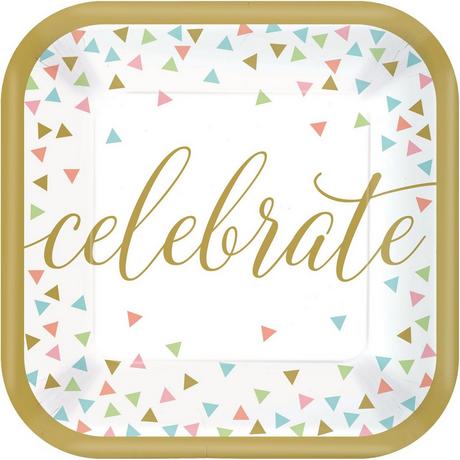 amscan Konfetti PartyTeller, Papier 18erPack  