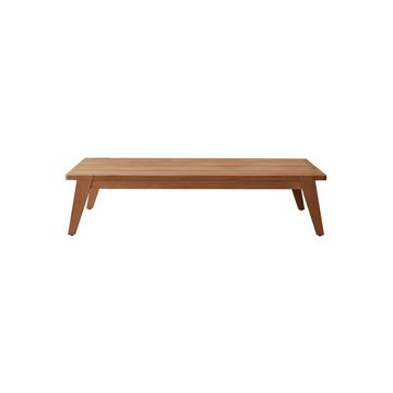 Table basse de jardin en teck massif Olia