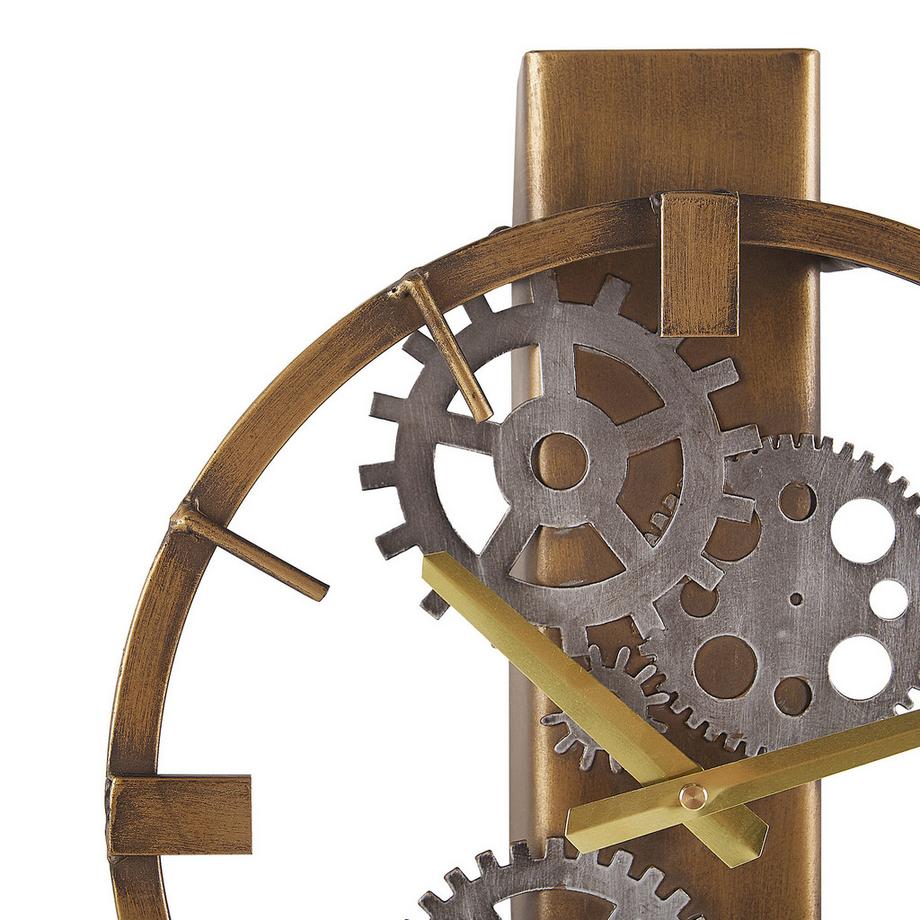 Beliani Wanduhr aus Eisen  MARCOTE  