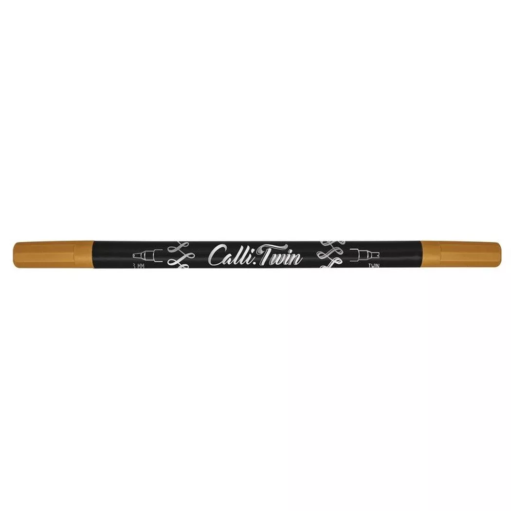 Online -  Callibrush Pen TWIN 3mm, Braun