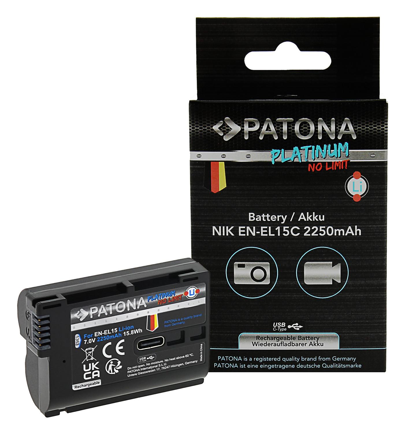 Patona  PATONA 1363 batterie de caméra/caméscope Lithium-Ion (Li-Ion) 2250 mAh 