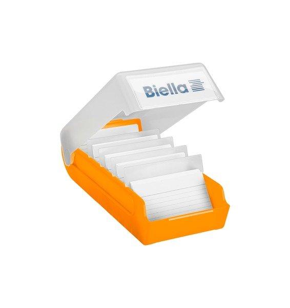 Biella  BIELLA Learn Box Lernkartei A8 208851.635 orange transluzen 