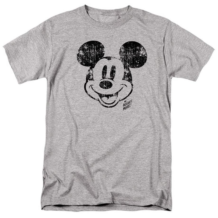 Disney Mickey Mouse Distressed Face T-Shirt  