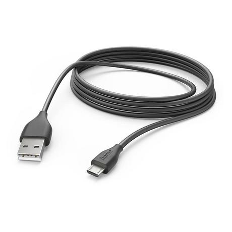 hama  Cavo di ricarica HAMA da USB-A a Micro-USB Nero 3,0 m 
