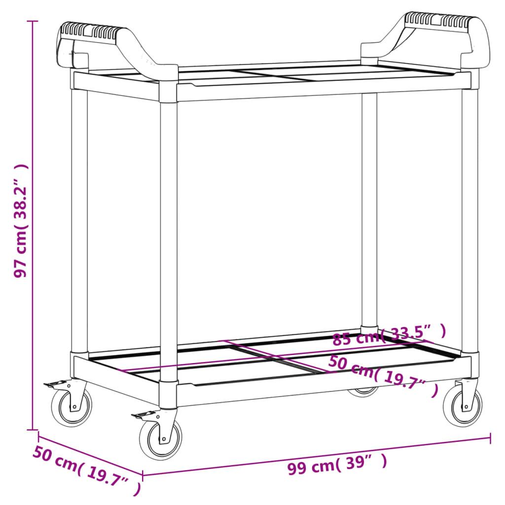 VidaXL Chariot polypropylène  