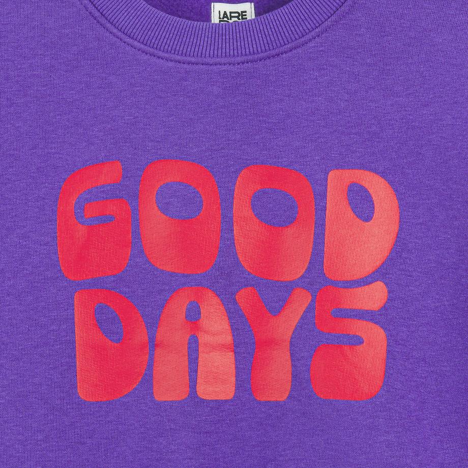 La Redoute Collections  Sweatshirt mit Rundhals und Message 