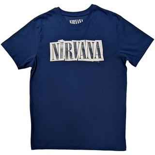 Nirvana Box Logo T-Shirt Maniche Corte  