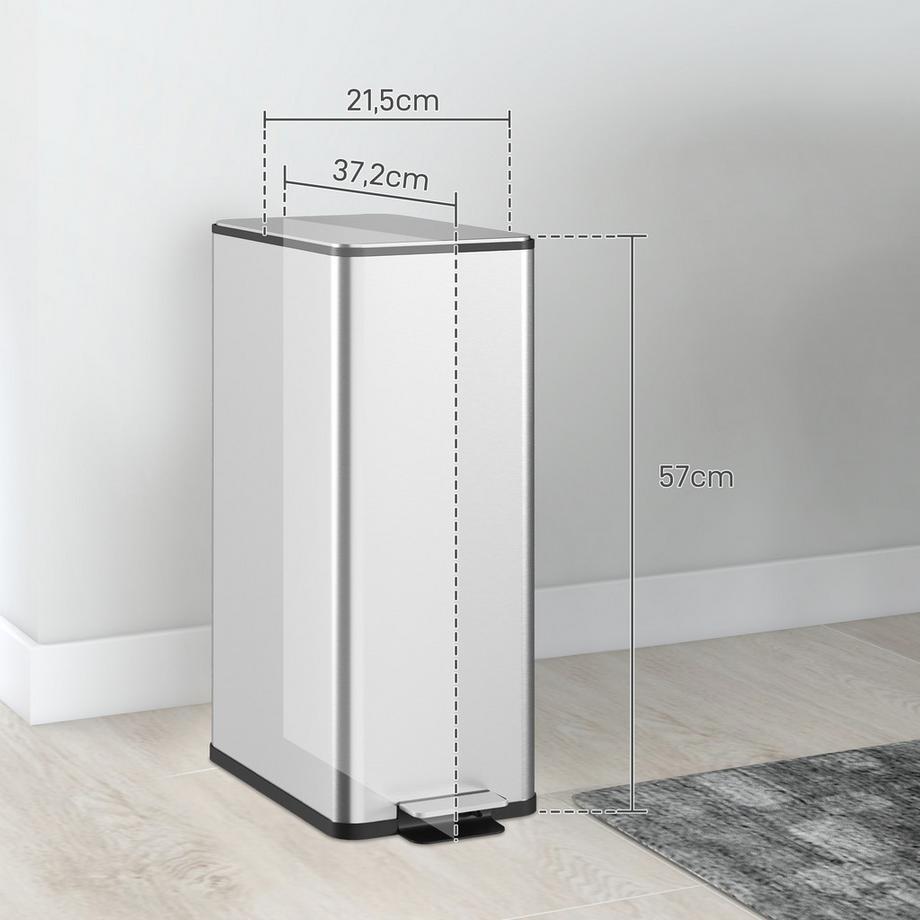 HOMCOM Poubelle  
