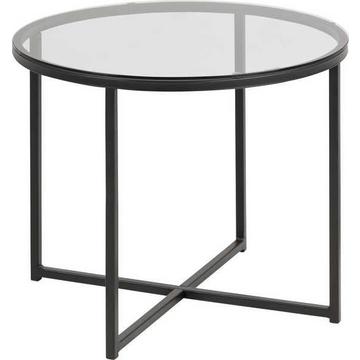 Table d'appoint Boss noir 55x55x45