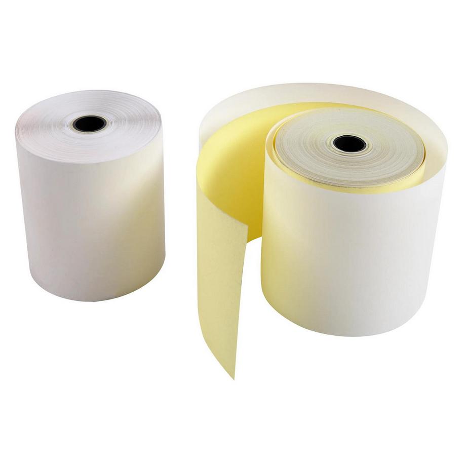Exacompta Kassenrolle 76mm x 25m, 2-lagig, chemisch reagierend, selbstdurchschreibend, 57g - x 50  