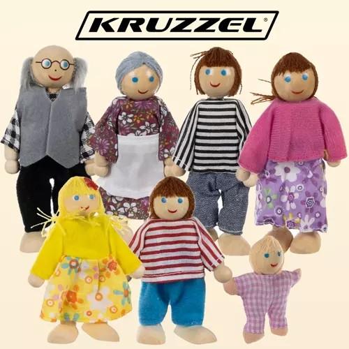 Kruzzel  Poupées miniatures - 7 pcs. Kruzzel 19764 