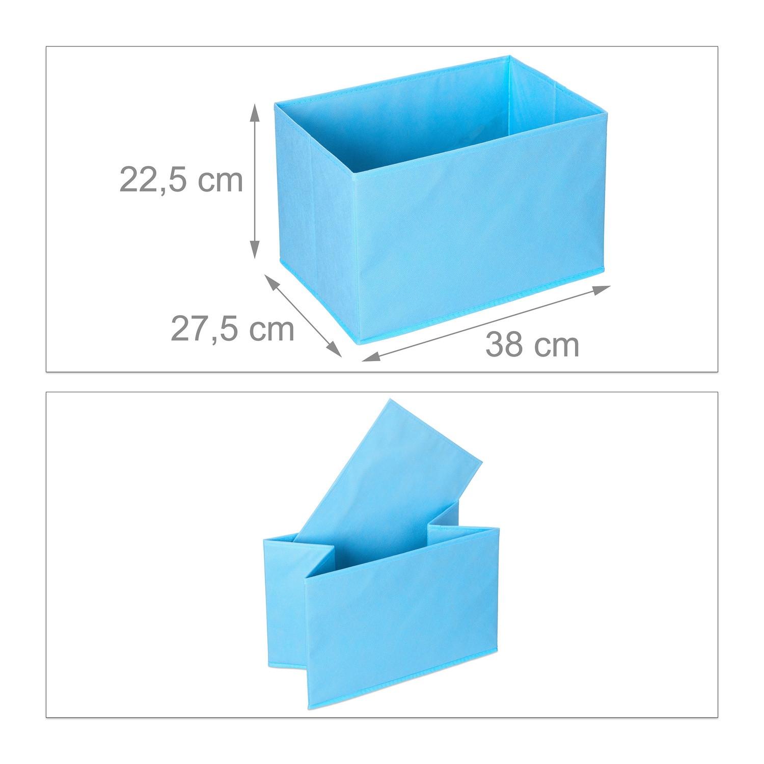 B2X Etagère enfant avec 4 tiroirs en tissu  