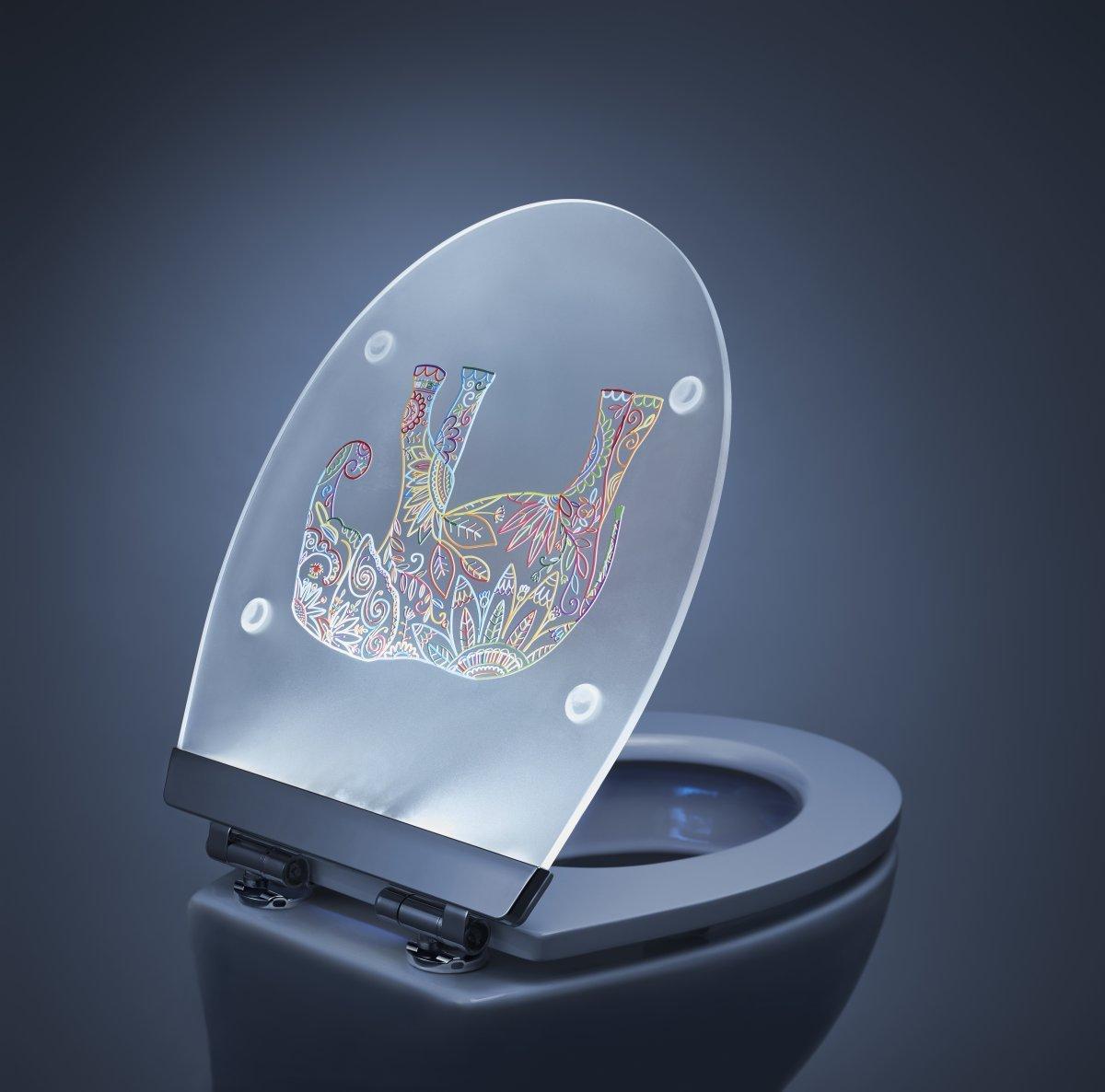 diaqua WC-Sitz Menton LED Slow Down Elephant - MDF - FSC® 100%  