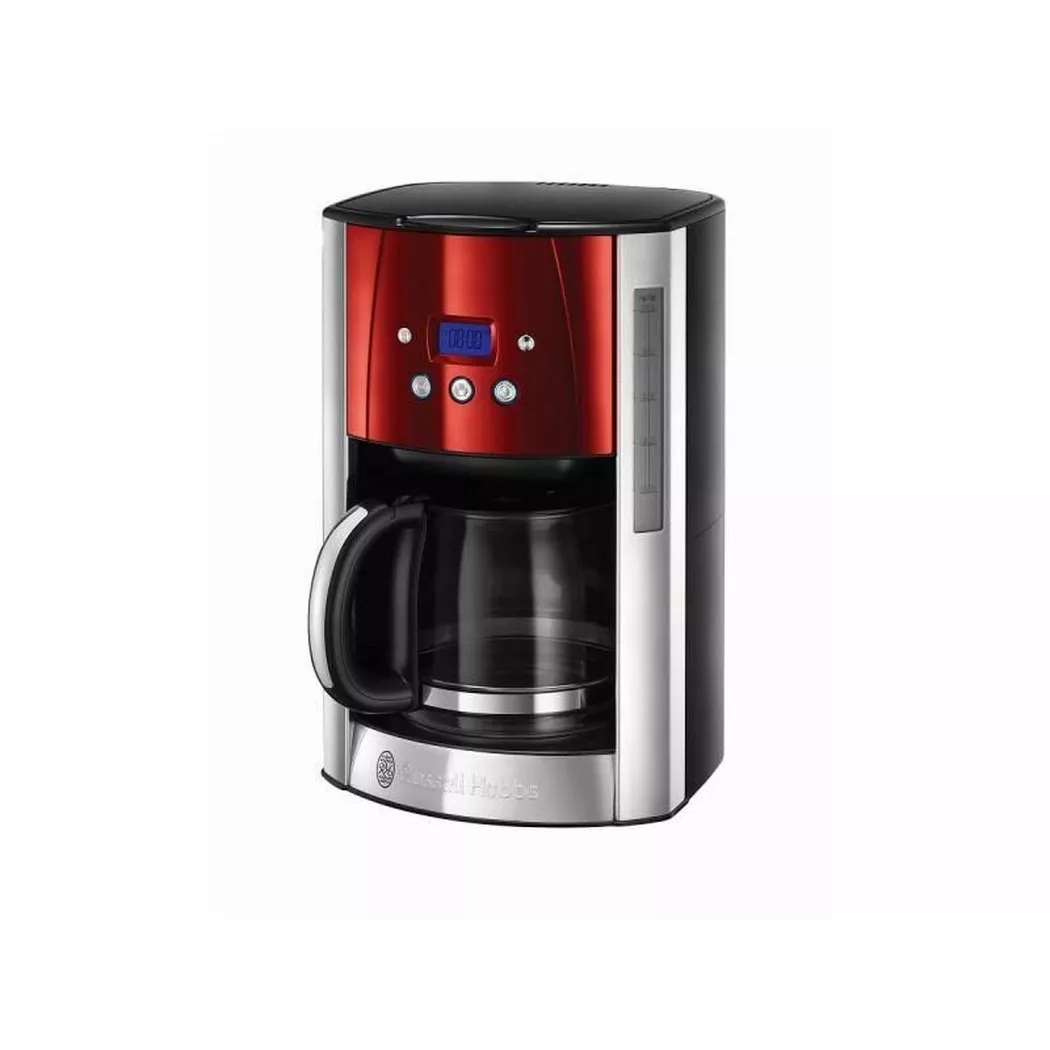 Russell Hobbs – Filterkaffeemaschine Luna Solar, Rot Bunt