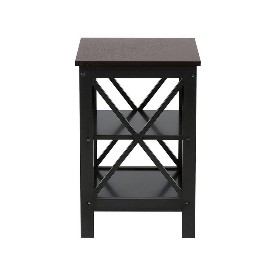 Beliani Table d'appoint en MDF Rustique FOSTER  