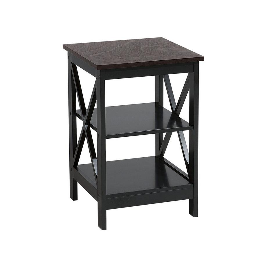 Beliani Table d'appoint en MDF Rustique FOSTER  