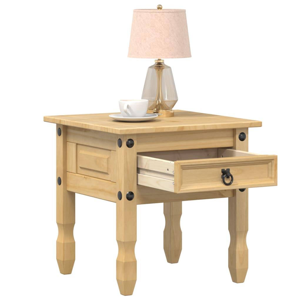 VidaXL Table d'appoint bois de pin  