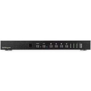 STARTECH  StarTech.com Matrice Switch HDMI 4x4 con controllo Audio e Ethernet - Switch Video HDMI 4K 60Hz - Splitter HDMI 2.0 montabile a rack con telecomando 