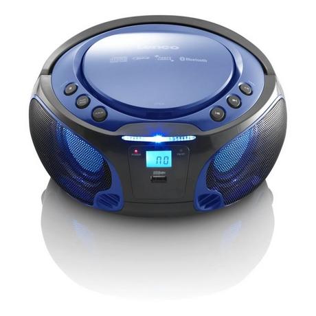 Lenco  Lenco SCD-550 Digital 3,6 W FM Blau Playback MP3 