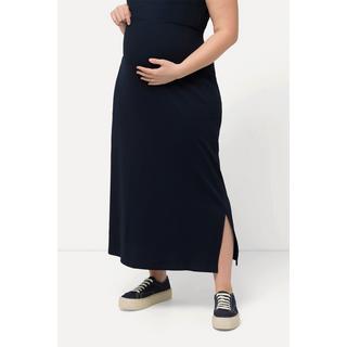 Ulla Popken  Gonna di jersey Bellieva dal taglio svasato con cintura elastica e spacchetti laterali 