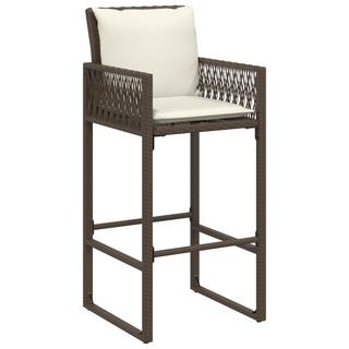 VidaXL Tabouret de bar de jardin rotin synthétique  