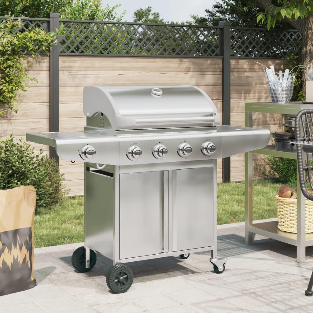 VidaXL Gasgrill stahl  