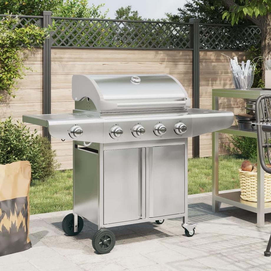 VidaXL Gasgrill stahl  