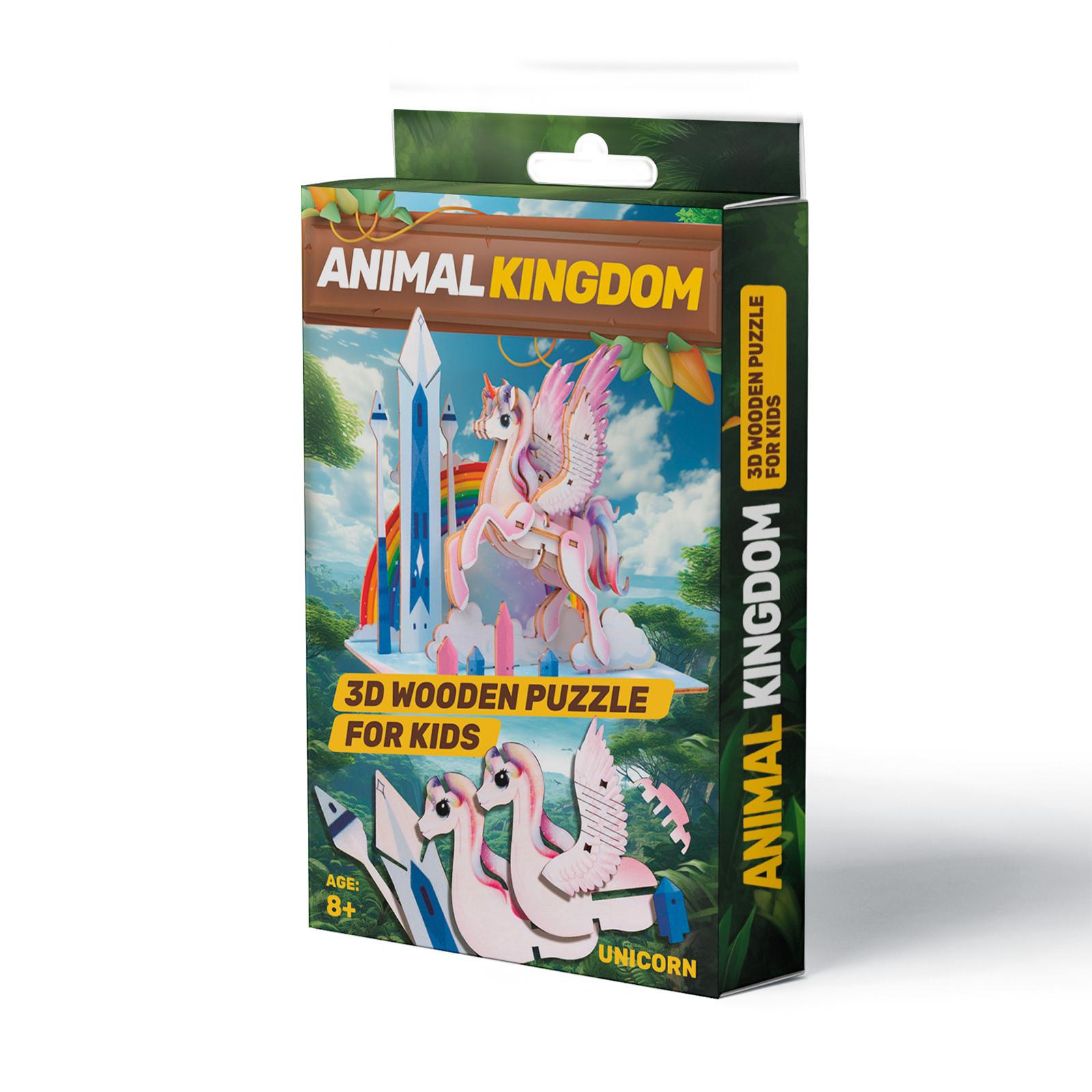 Escape Welt  Licorne - modèle 3D en bois 