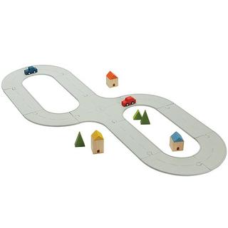 Plantoys  PlanToys Holzspielzeug Straßenund Schienen-Set aus Gummi Medium 