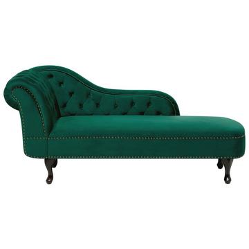 Chaise longue versione sinistra en Velluto Classico NIMES