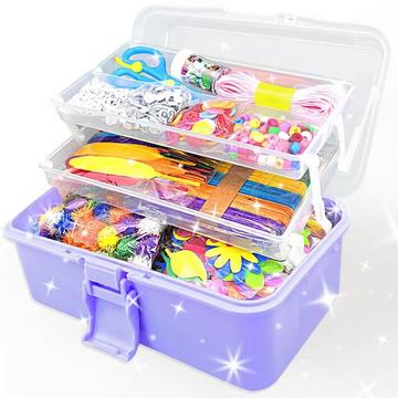 3000 Stück Bastelset Kinder DIY Kunsthandwerk Bastelbedarf zum Basteln Pfeifenreiniger Glupschaugen Perlen kreativ