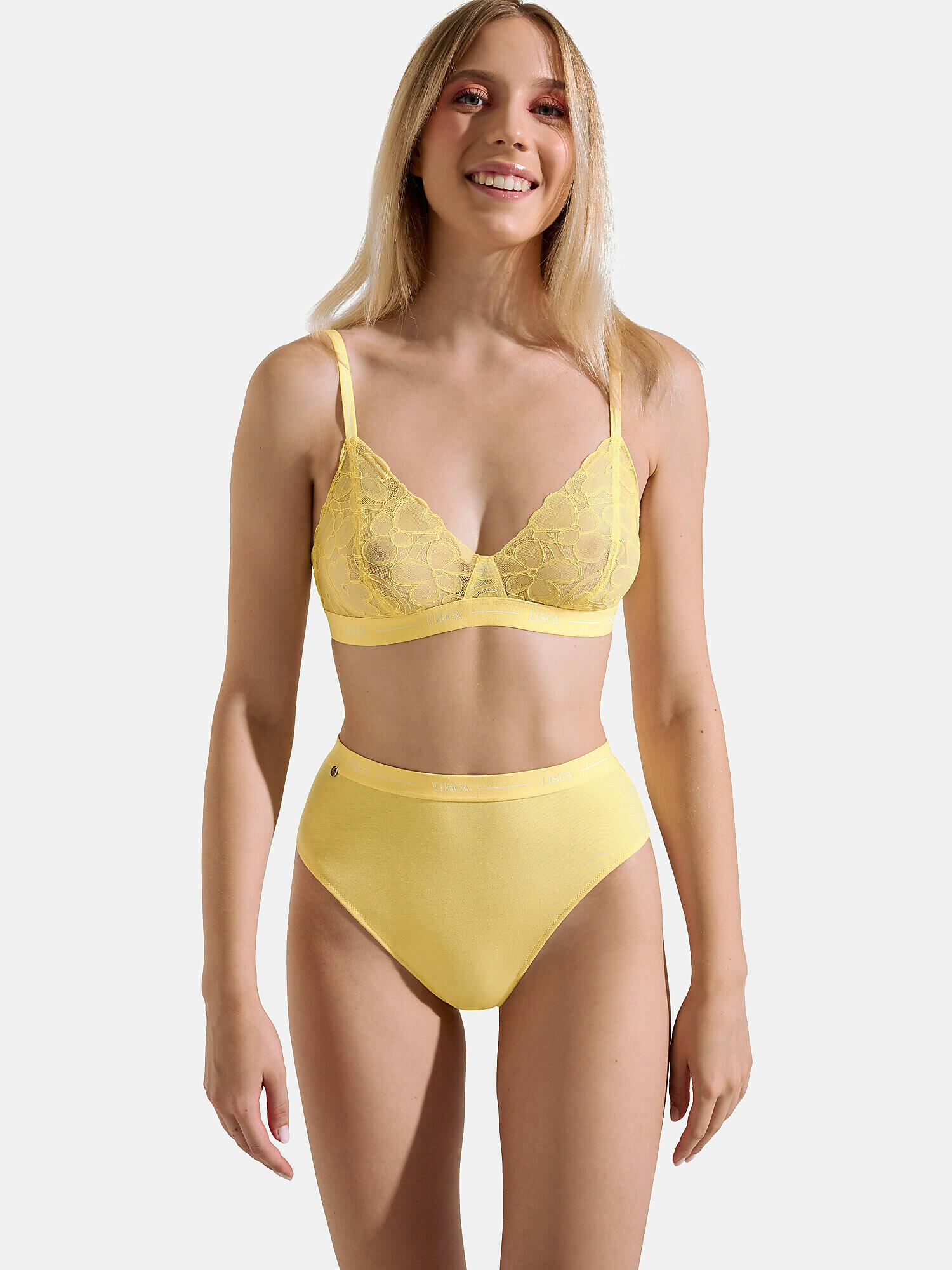 Lisca  Brasilianischer Ausschnitt mit hoher Taille Sunflower 