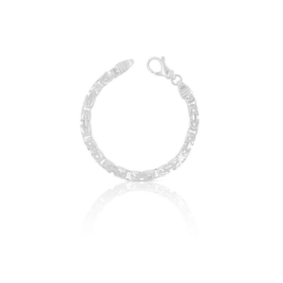 MUAU Schmuck  Bracelet Königskette Silber 925, 4.9mm, 19cm 