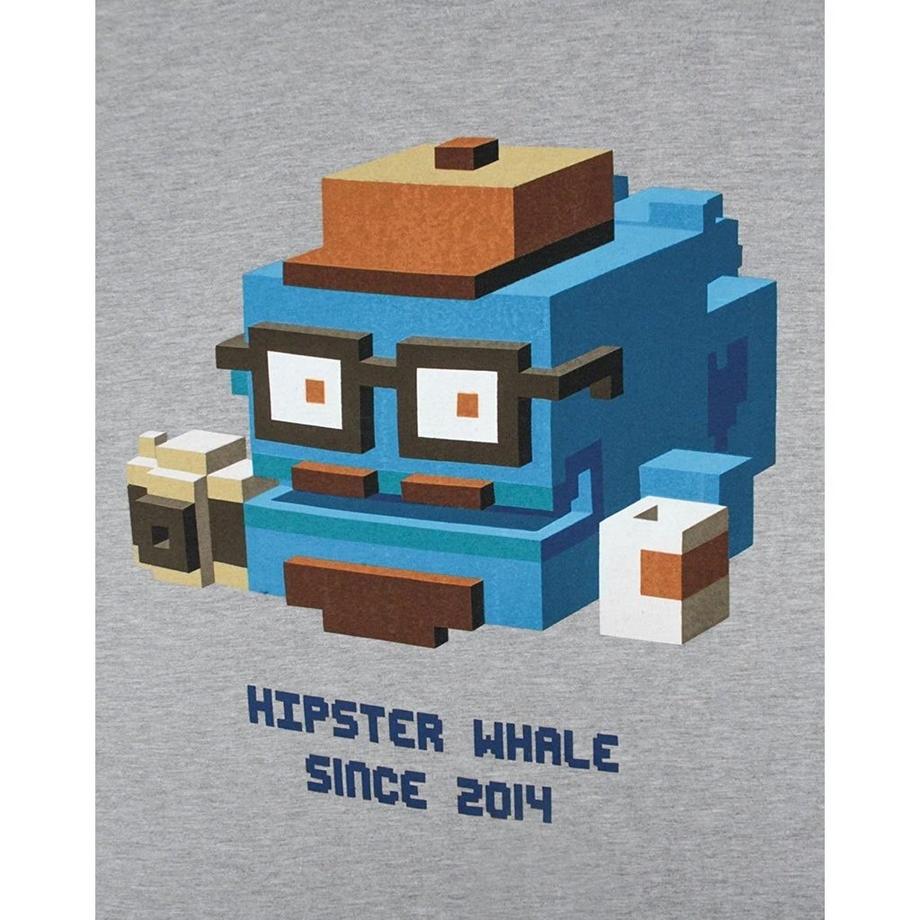 Vanilla Underground Crossy Road Hipster Whale T-Shirt  