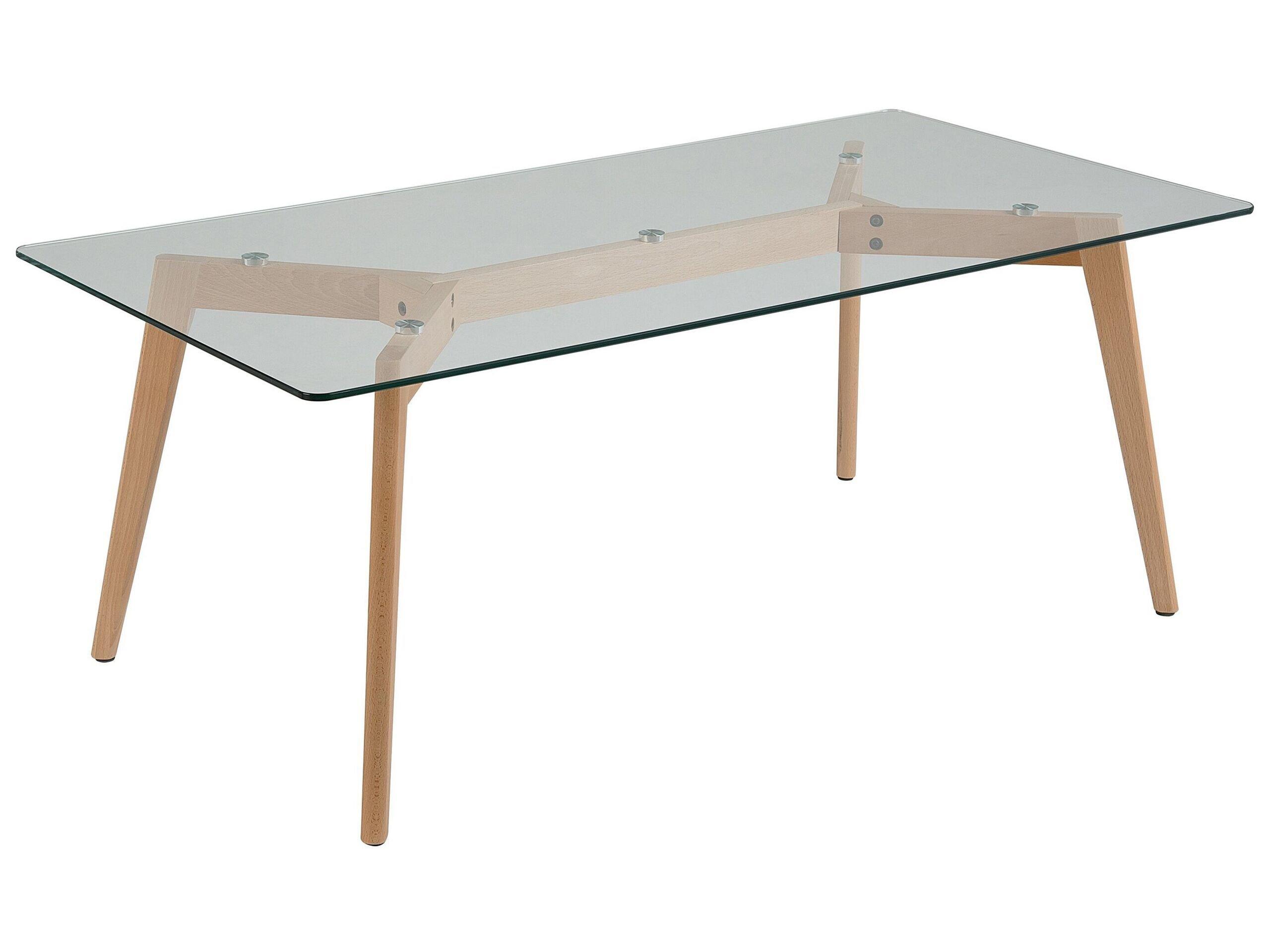 Beliani Table basse en Verre Moderne HUDSON  