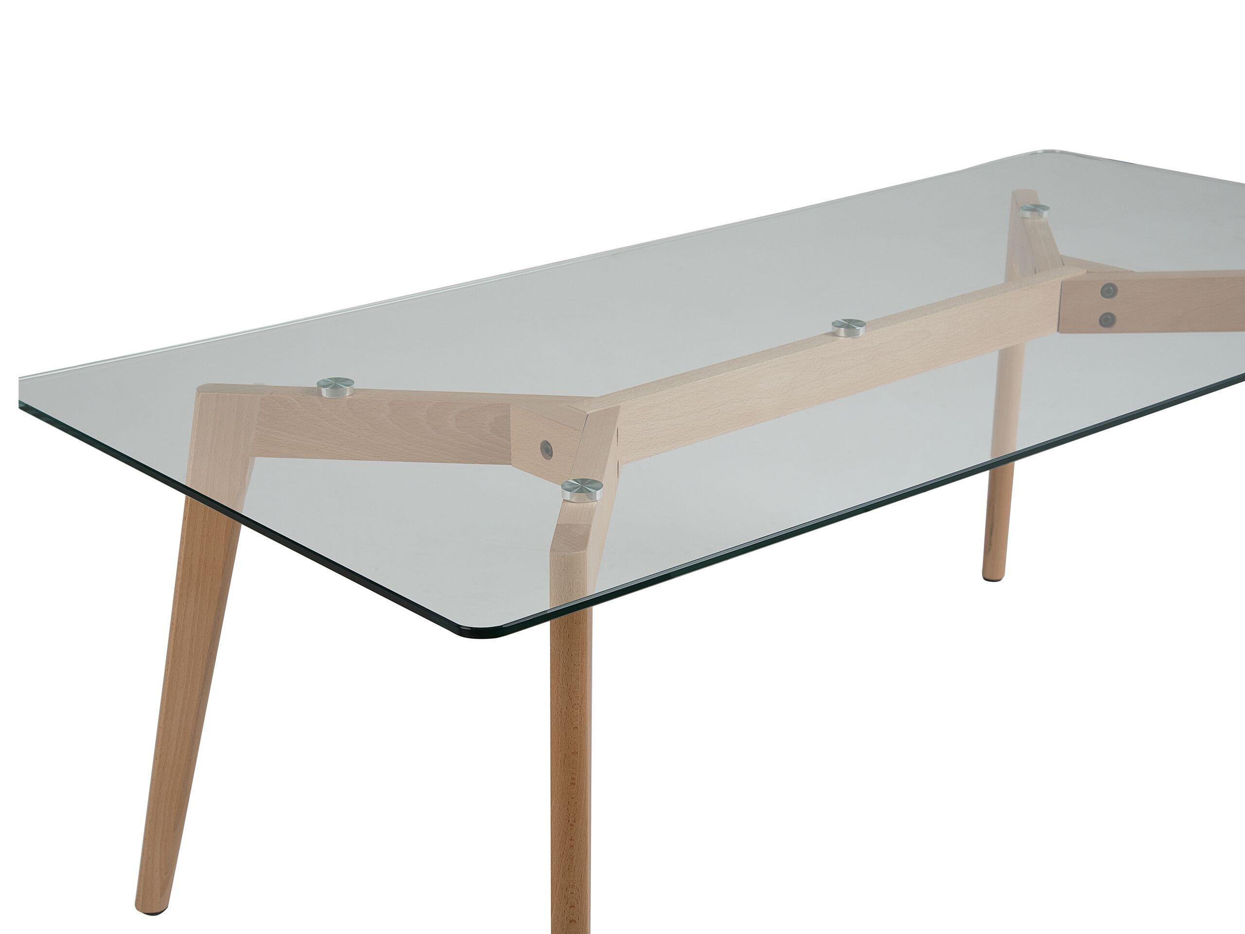 Beliani Table basse en Verre Moderne HUDSON  