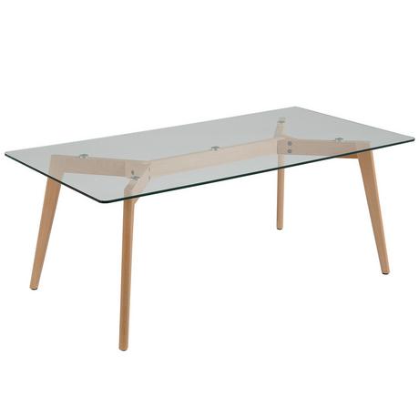 Beliani Table basse en Verre Moderne HUDSON  