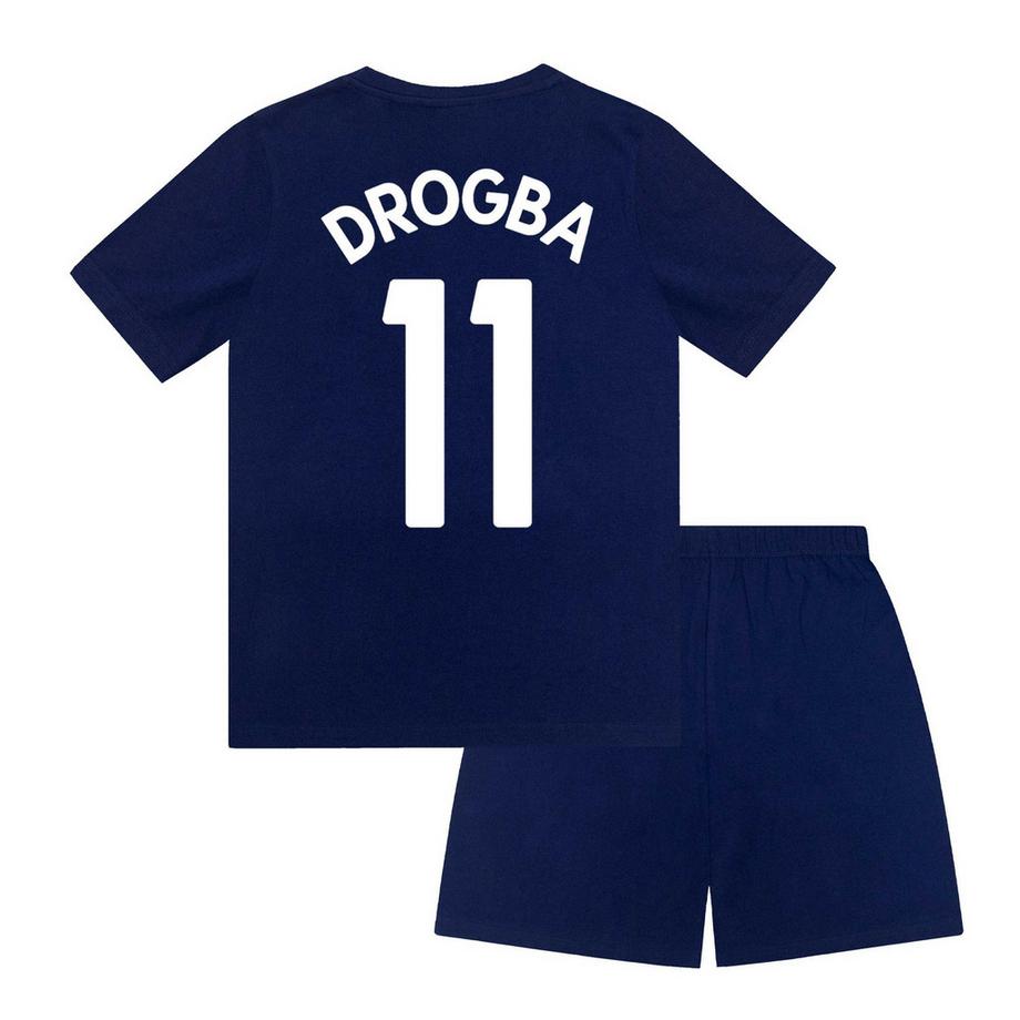 Chelsea FC  Drogba 11 Schlafanzug Mit Shorts, Sublimierung 