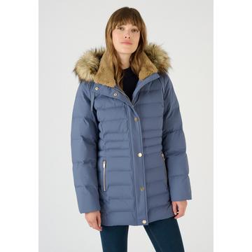 Parka aus mattem Stoff Thermolactyl