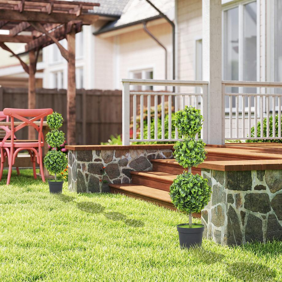 HOMCOM Künstlicher Buchsbaum  