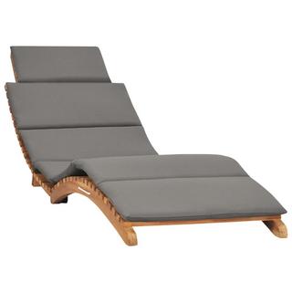 VidaXL Chaise longue teck  